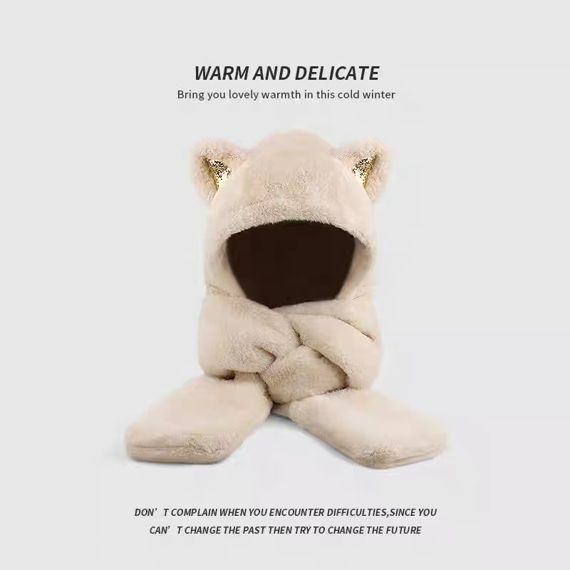 C30/C29-1/B6-1四色“猫耳“毛绒帽子（8818/1806）