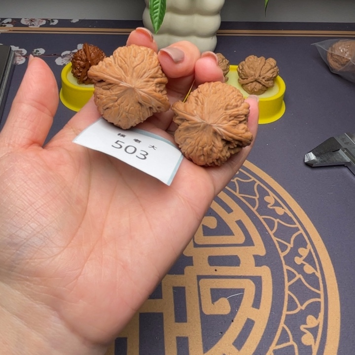 文玩核桃把件磨盘38/503