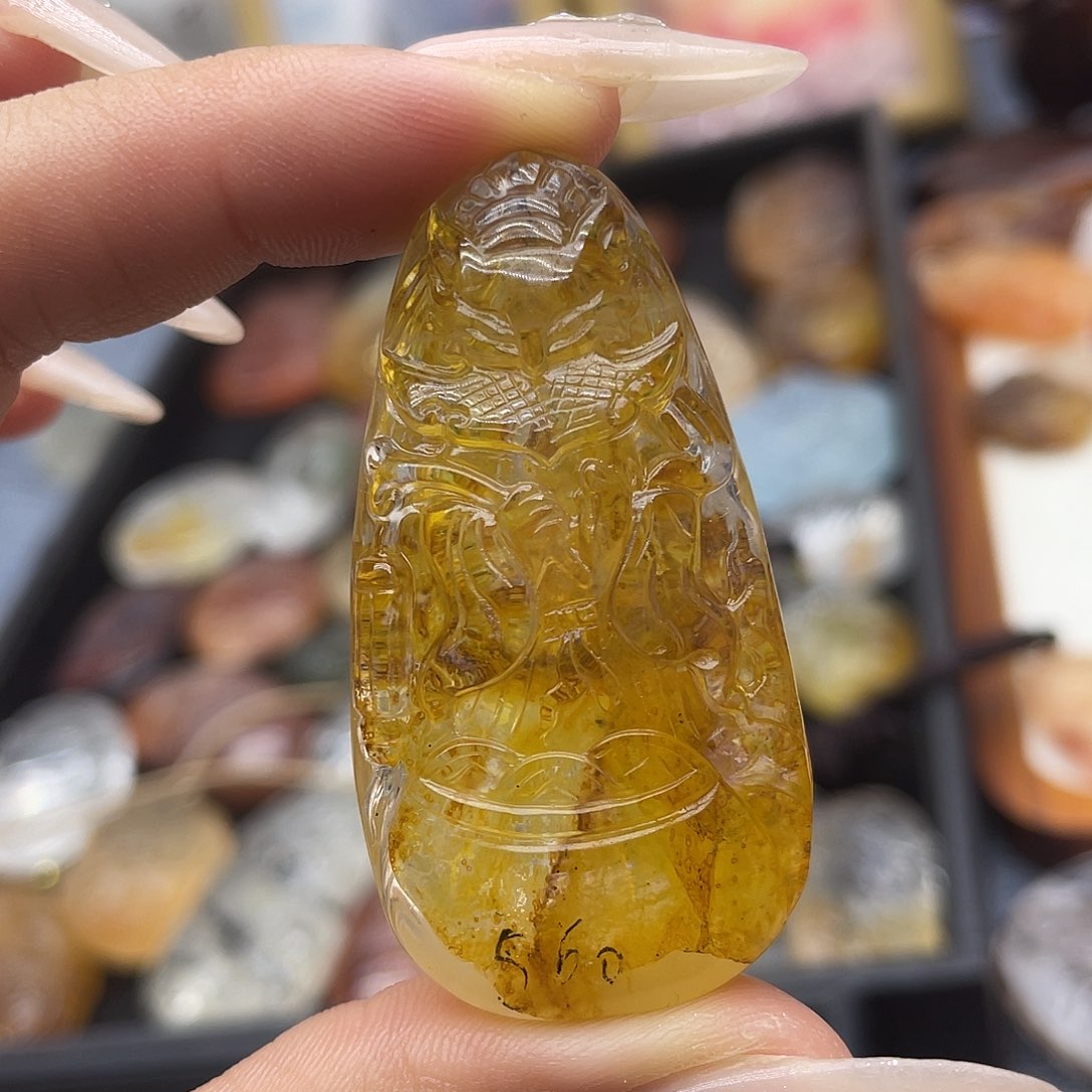 颈饰未镶嵌水晶天然