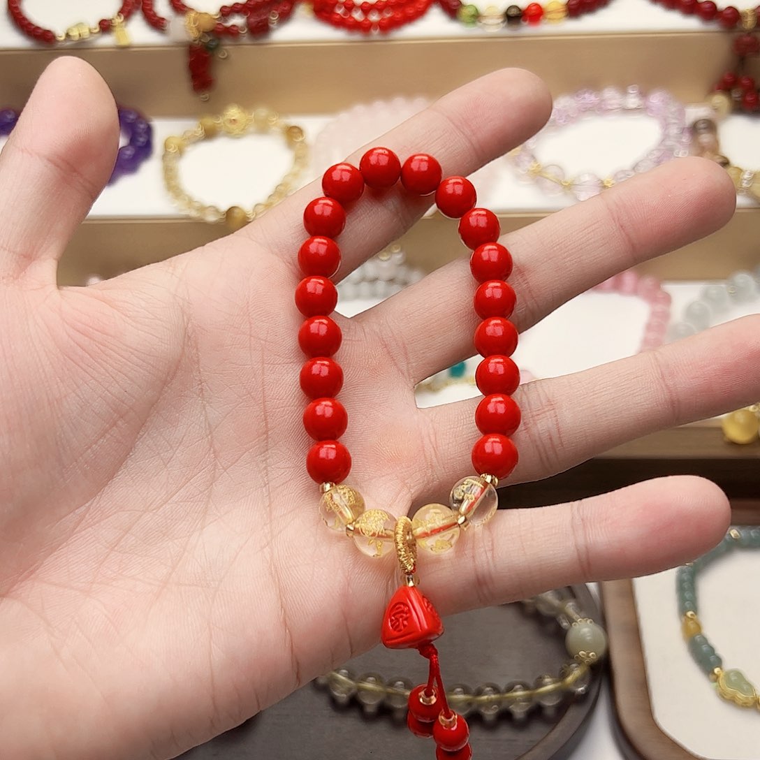 石英质玉手链未镶嵌