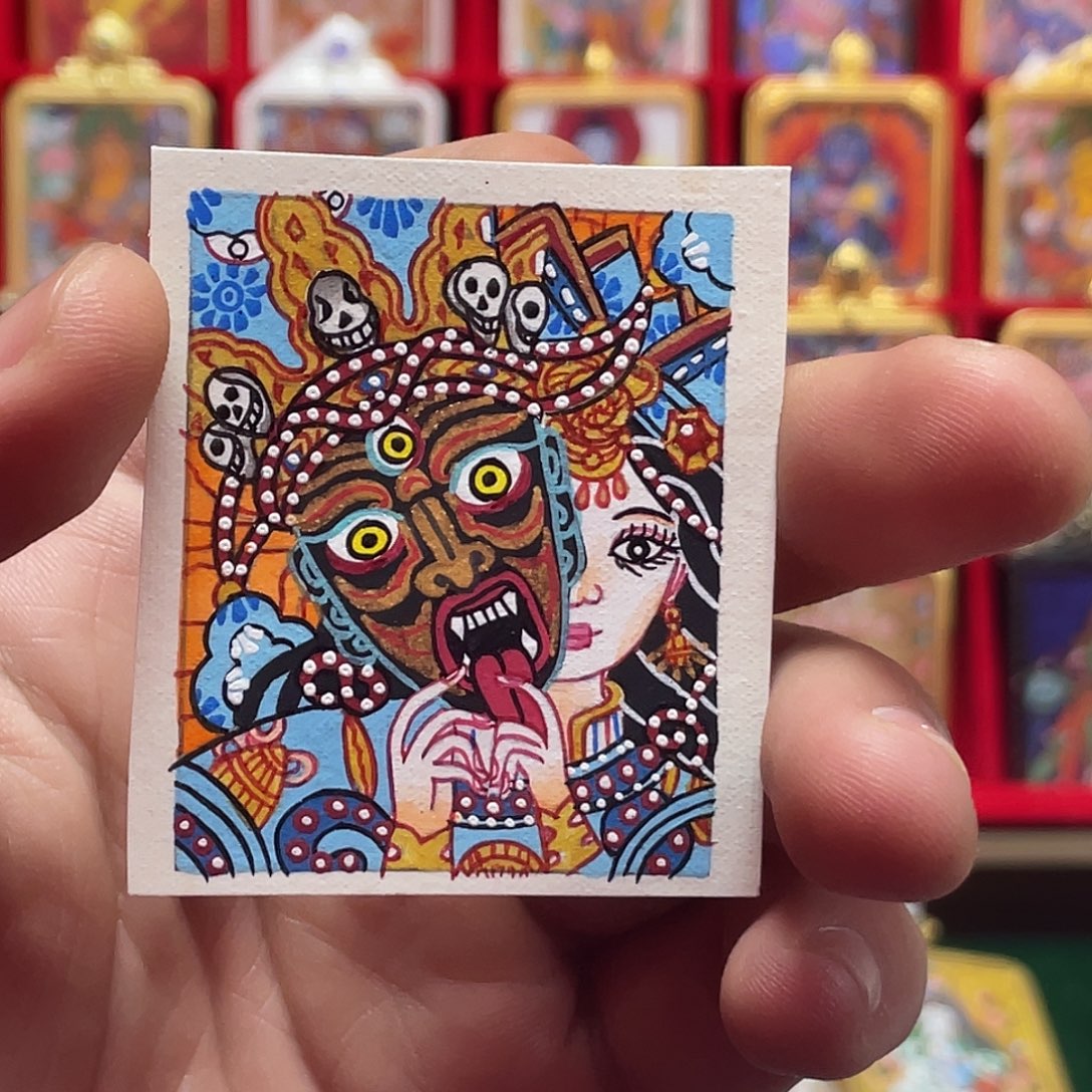 吊坠纯手绘前世今生