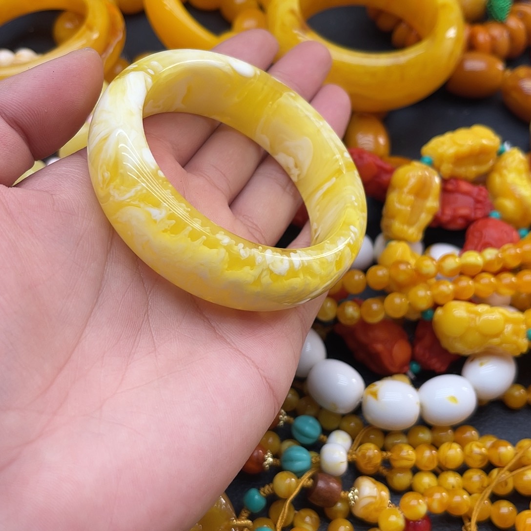 58圈口白花手镯手镯