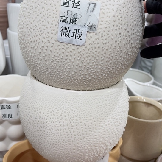 多肉绿植陶瓷花盆9:9包邮，有孔