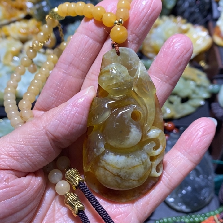 岫玉岫玉吊坠未镶嵌