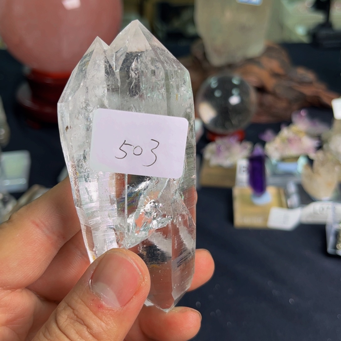 水晶天然水晶家居摆件未镶嵌王****n