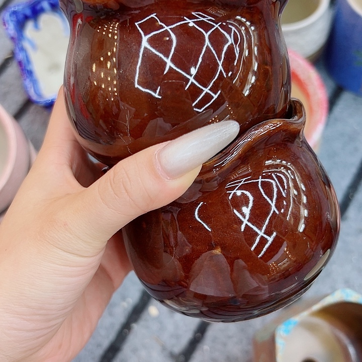 有孔，满10元发货多肉陶瓷花盆