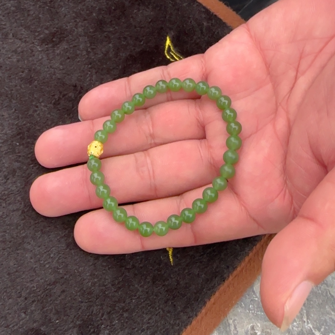 和田玉未镶嵌手链