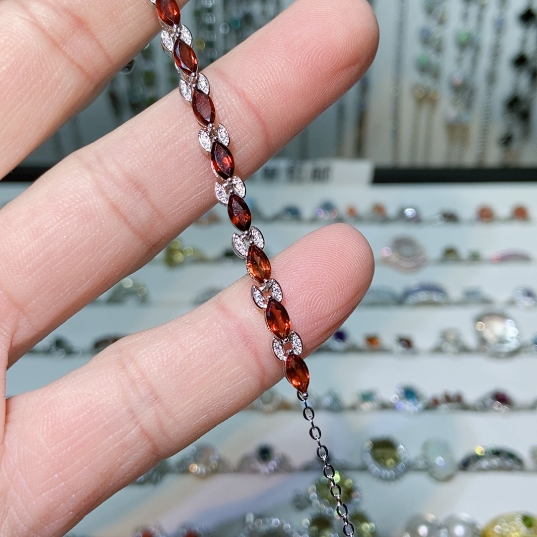 绿水晶戒指银S925镶嵌