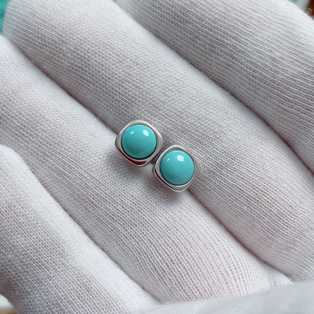 绿松石珠宝奇石银S925镶嵌