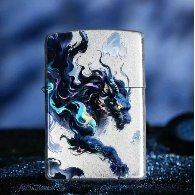 烬鬓麟焰煤油防风打火机男士送男友达人z1899无油