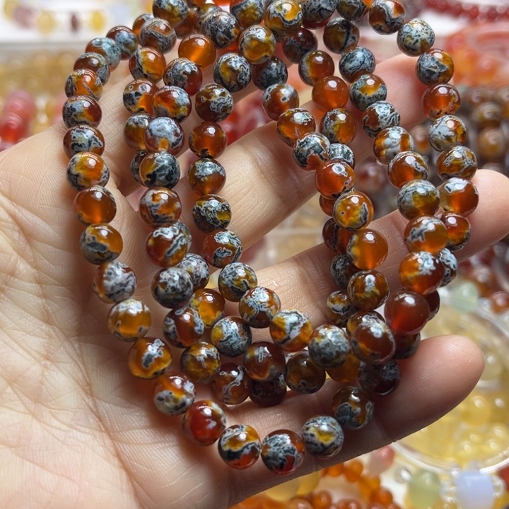 玛瑙/玉髓合金手链