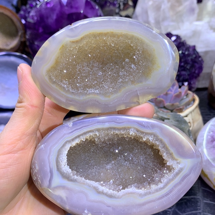 水晶福利彩盆未镶嵌