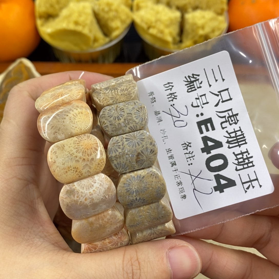 硅化珊瑚（珊瑚玉）1未镶嵌生**快