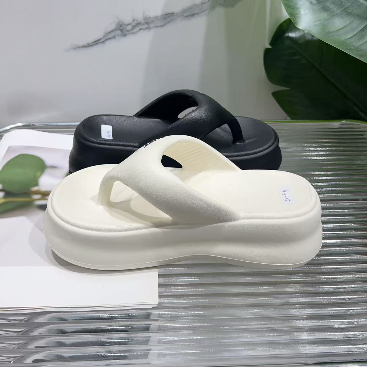 夏休闲款拖鞋女新款配裙子水洗拖鞋AX-75