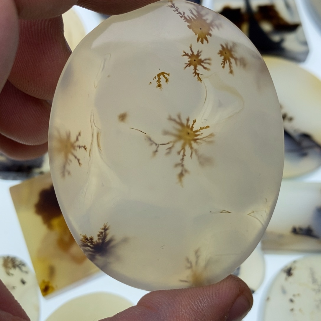 玛瑙/玉髓牌子足银镀金镶嵌