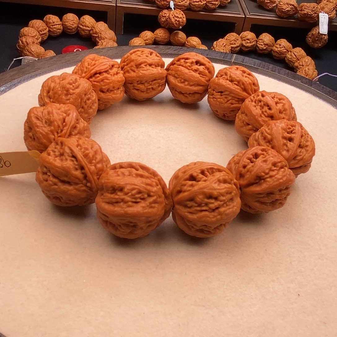 手串文玩核桃粗筋大八棱26