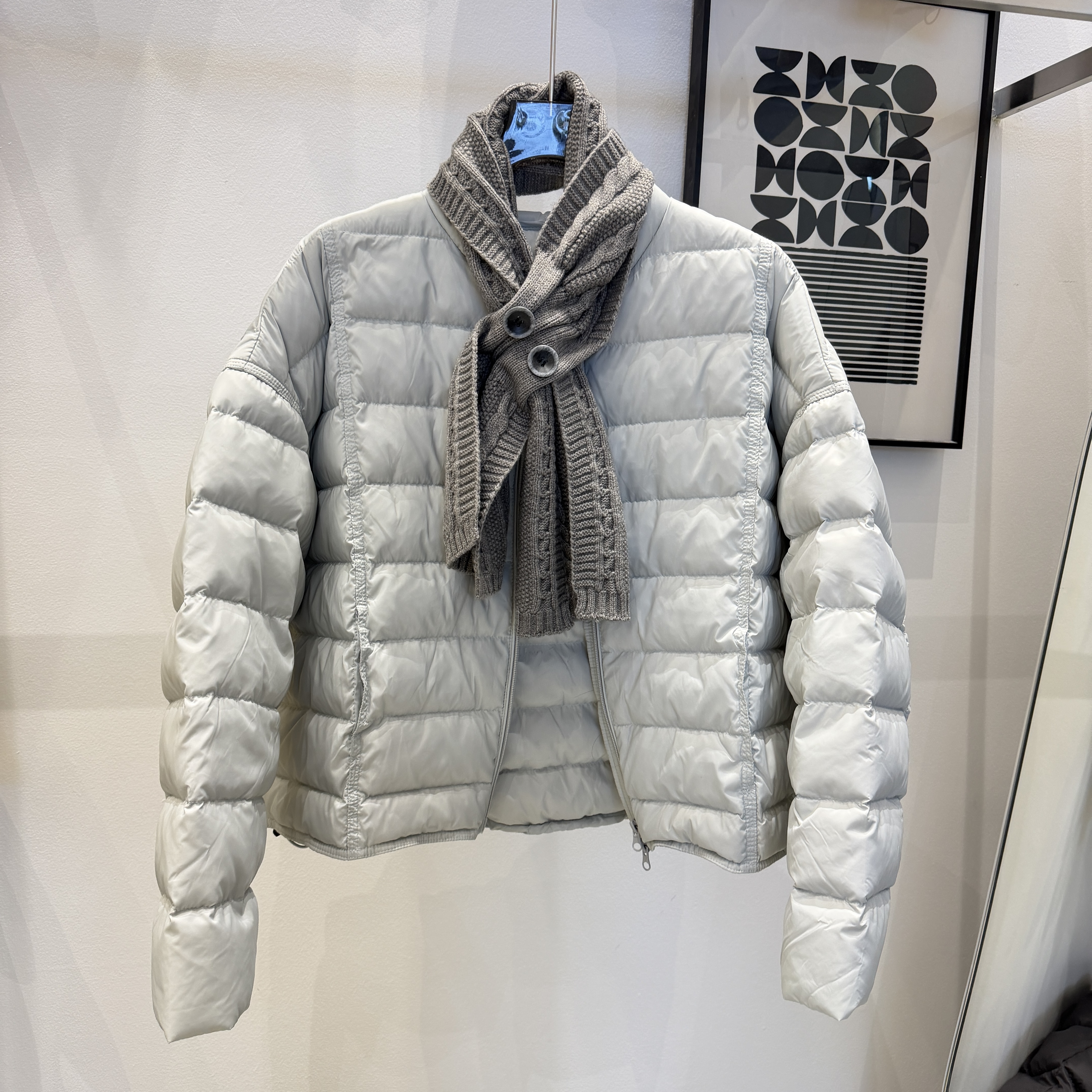 圆领短款极简风立领潮流羽绒