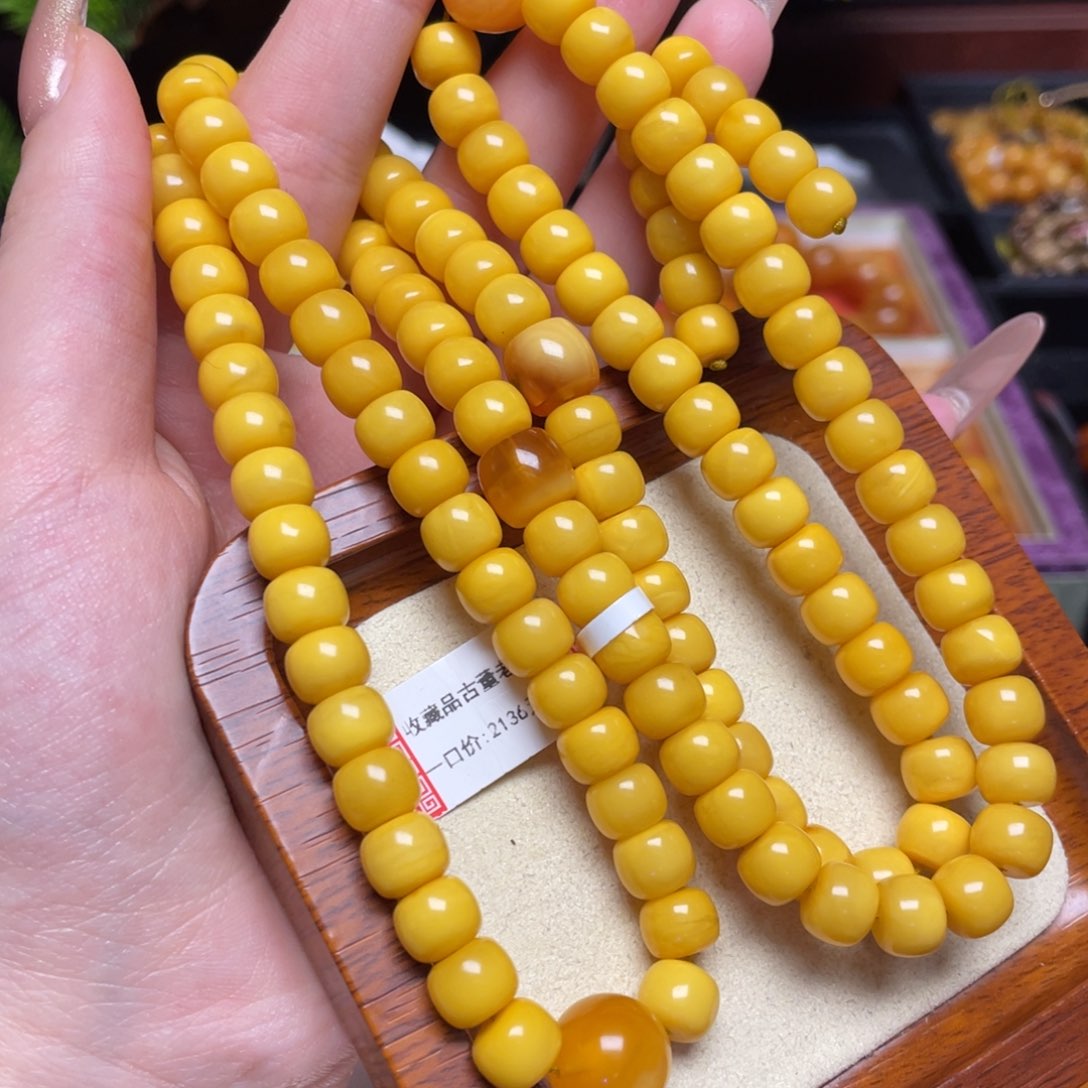 蜜蜡手链未镶嵌手串