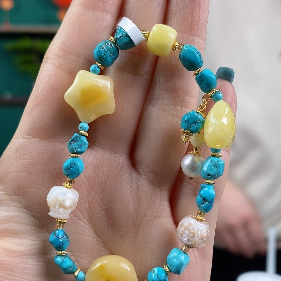 绿松石珠宝奇石未镶嵌