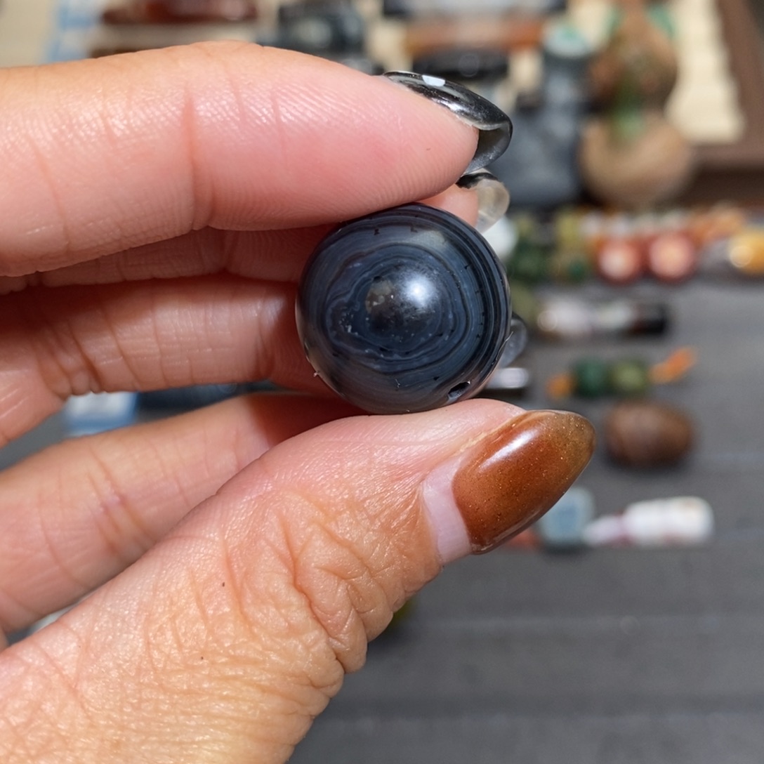 左***叶玛瑙/玉髓合金手链