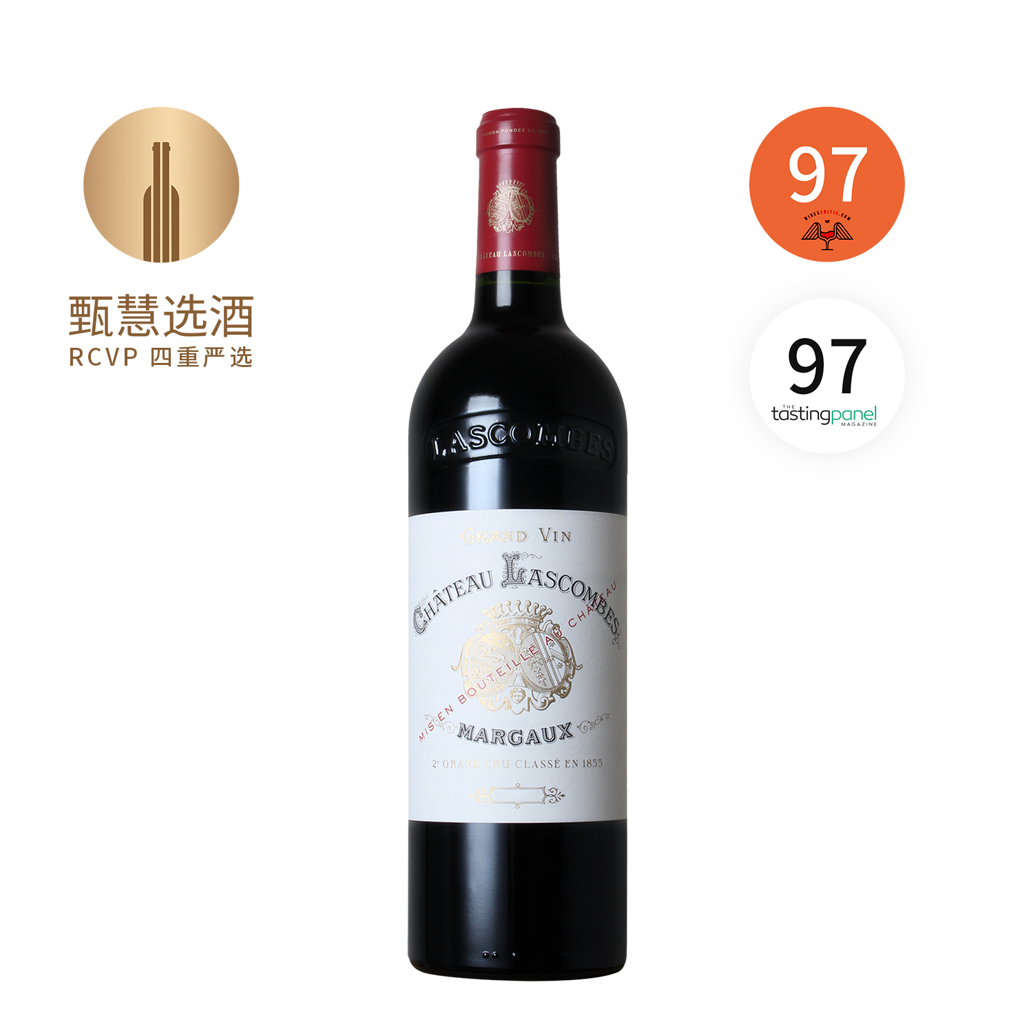 甄慧选酒力士金酒庄干红葡萄酒2022 750ml 法国