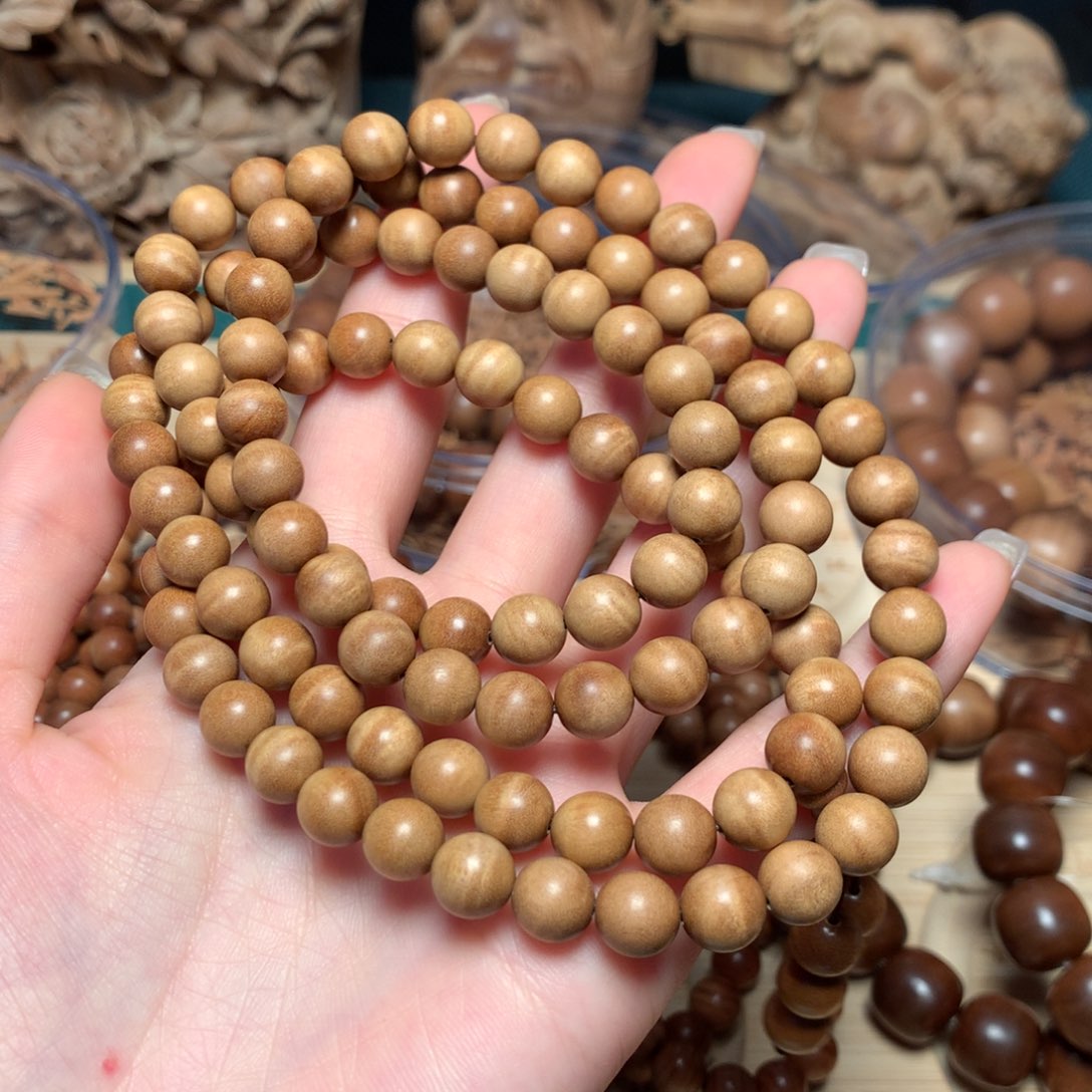 檀香木手串/手链顺**木东加檀香8x108