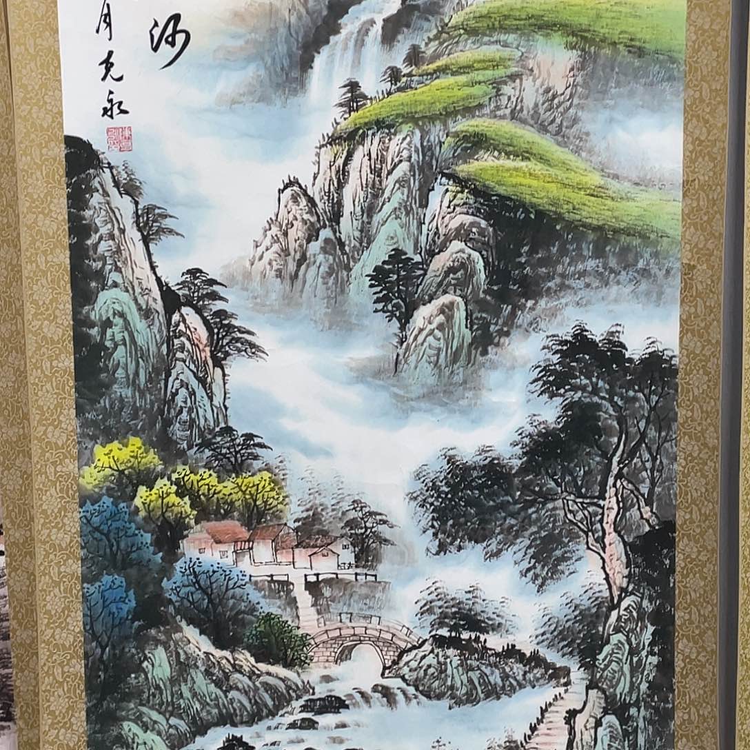 国画老师手笔手绘作品y