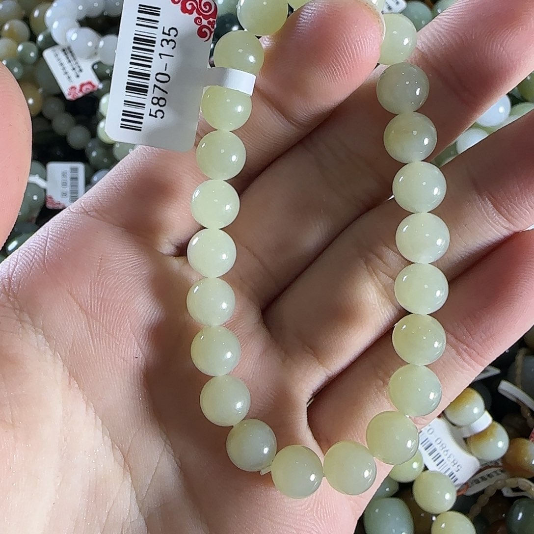 和田玉手链未镶嵌78