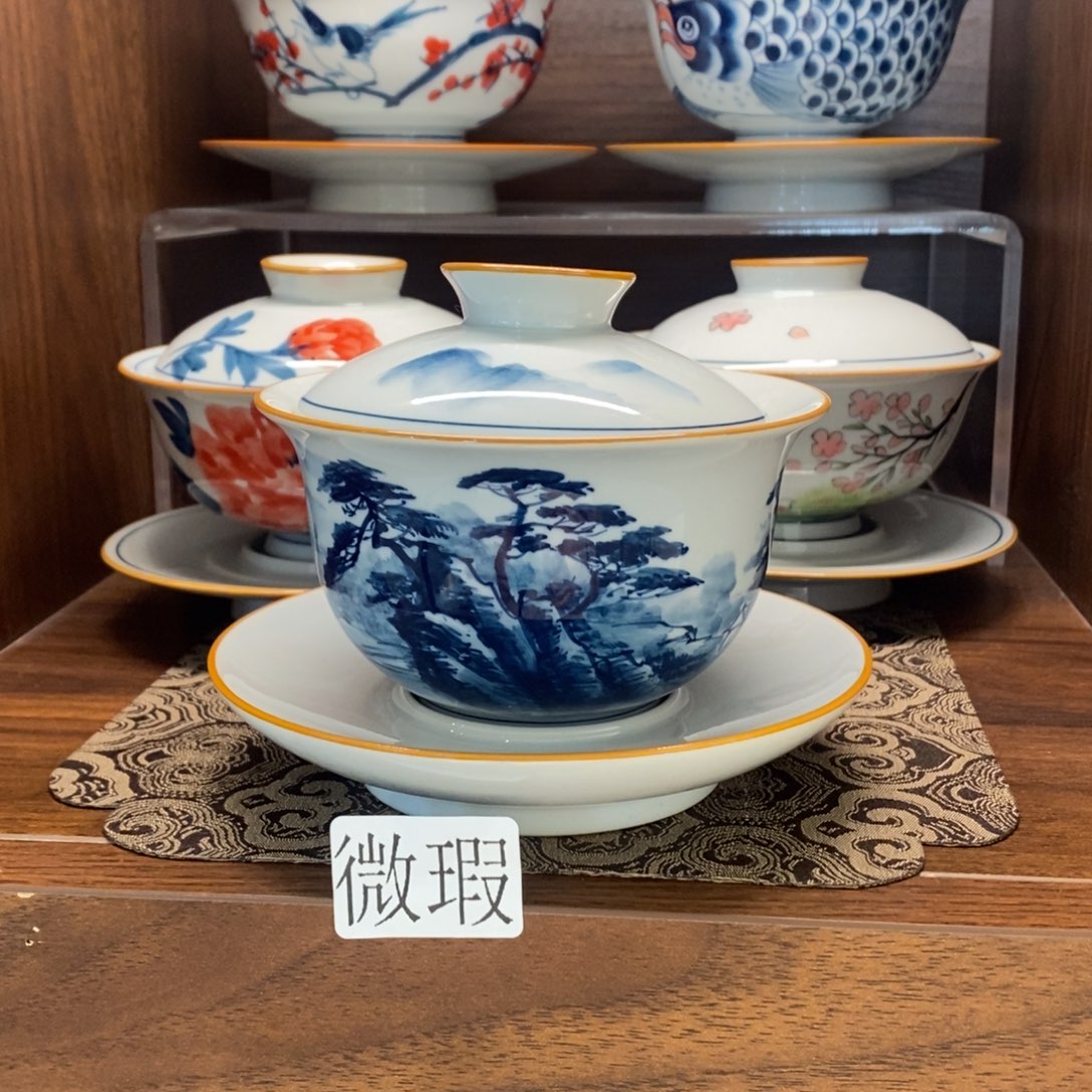 釉下彩手工绘制手工绘制