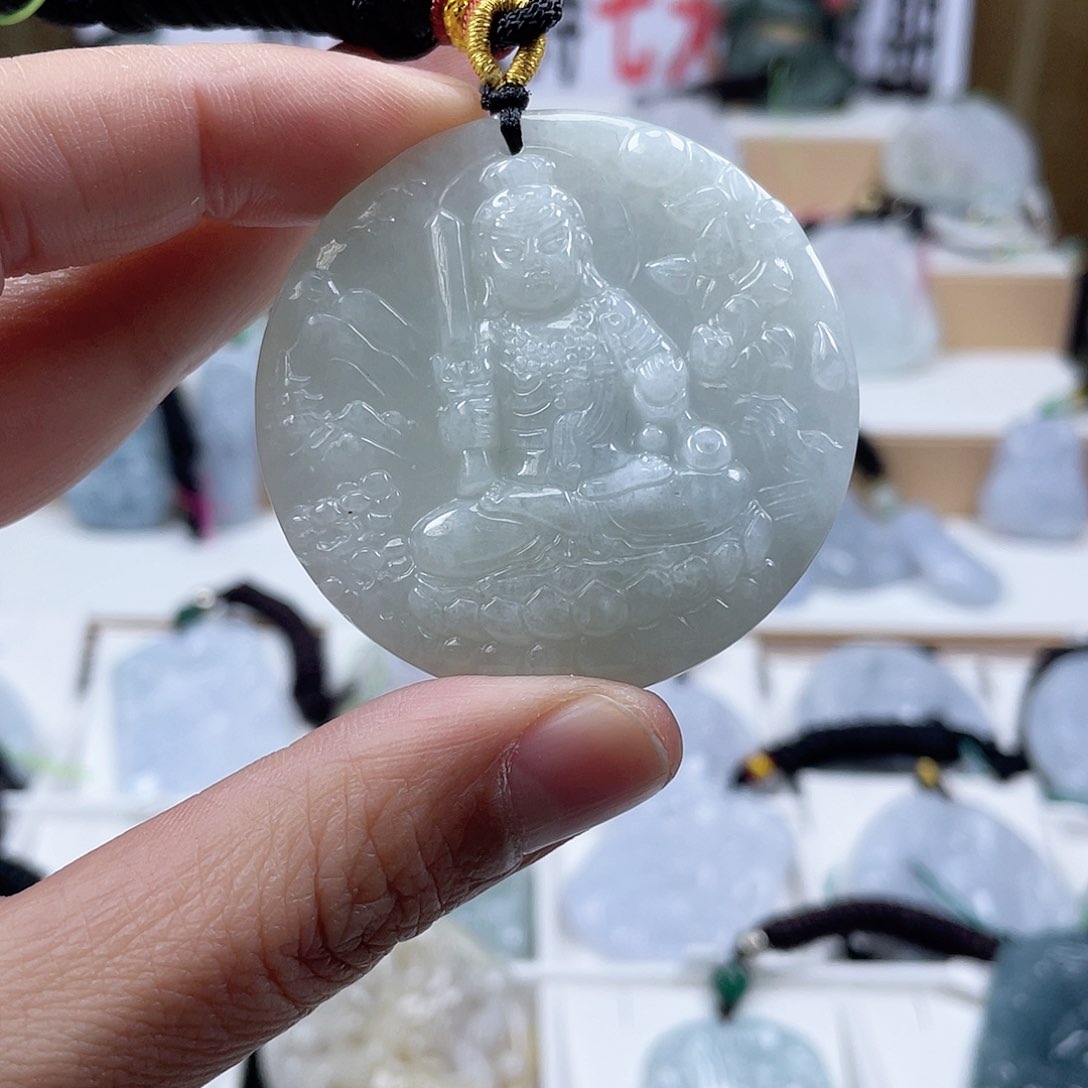 翡翠颈饰未镶嵌0439挂件