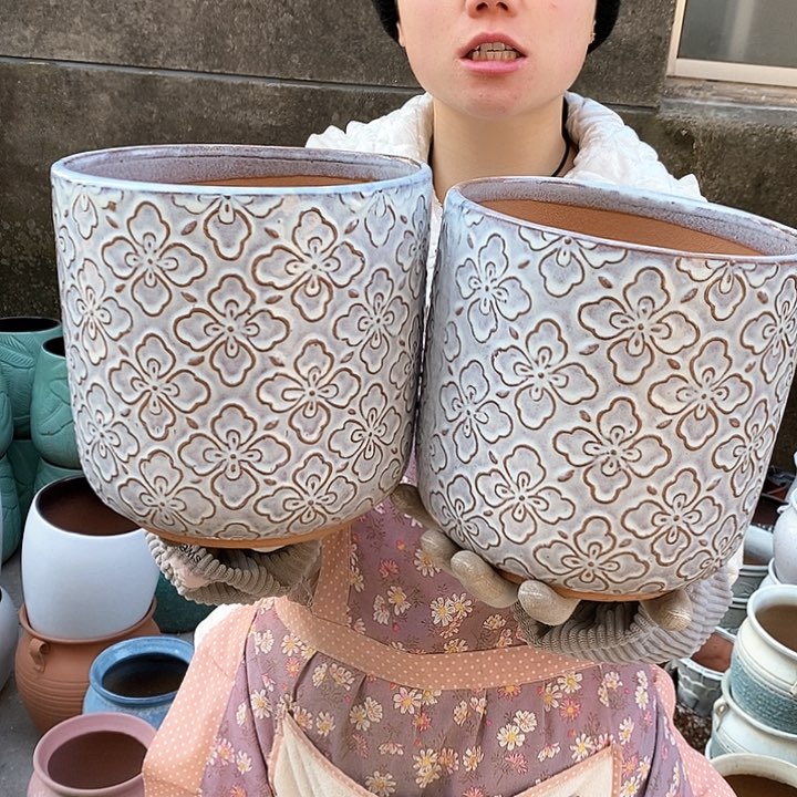 紫砂花盆正品口20高20