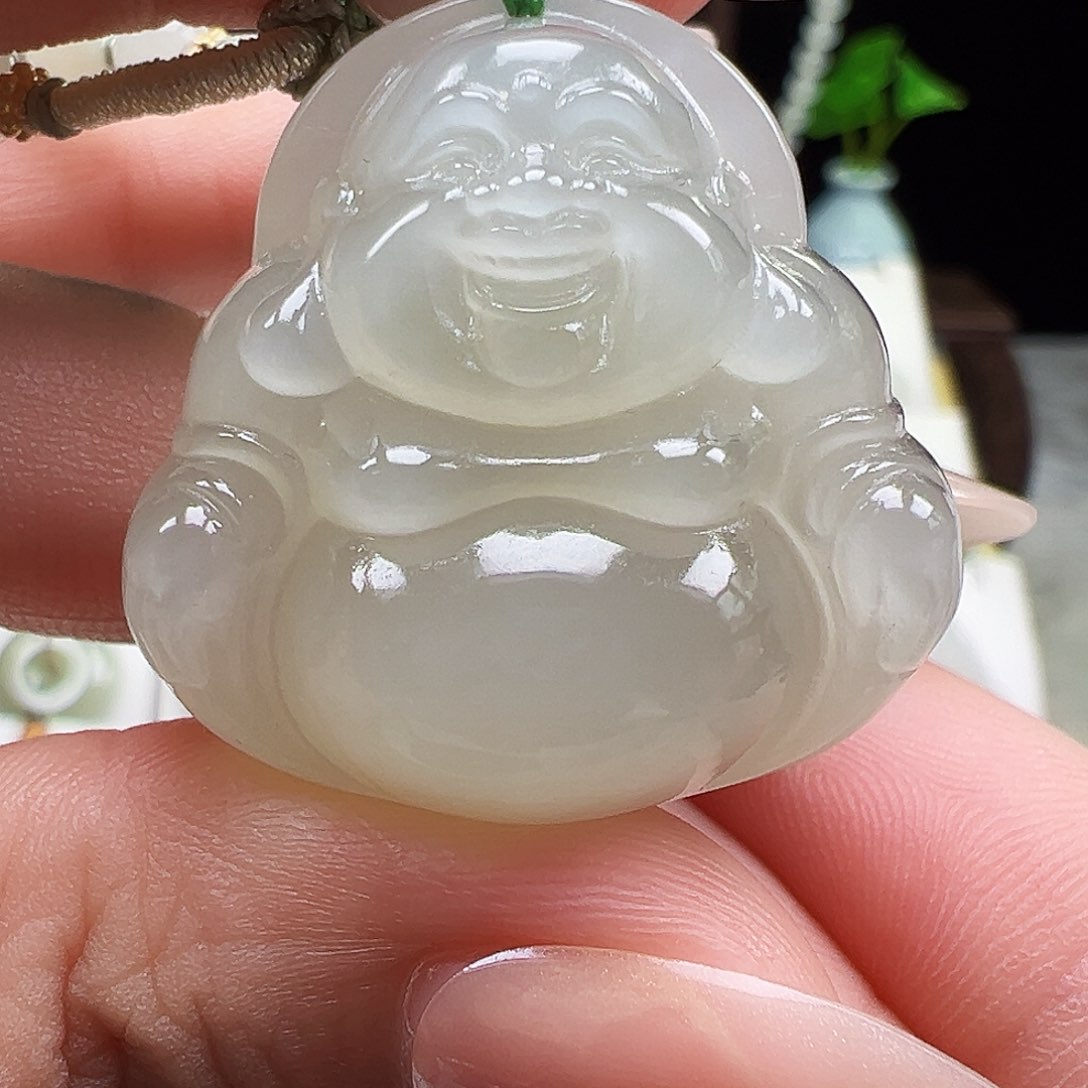 和田玉未镶嵌颈饰S****?