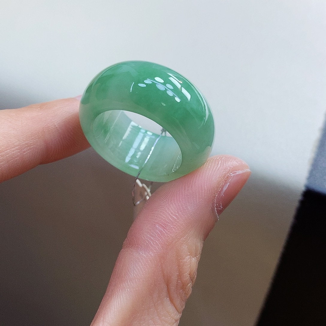 翡翠戒指未镶嵌20号