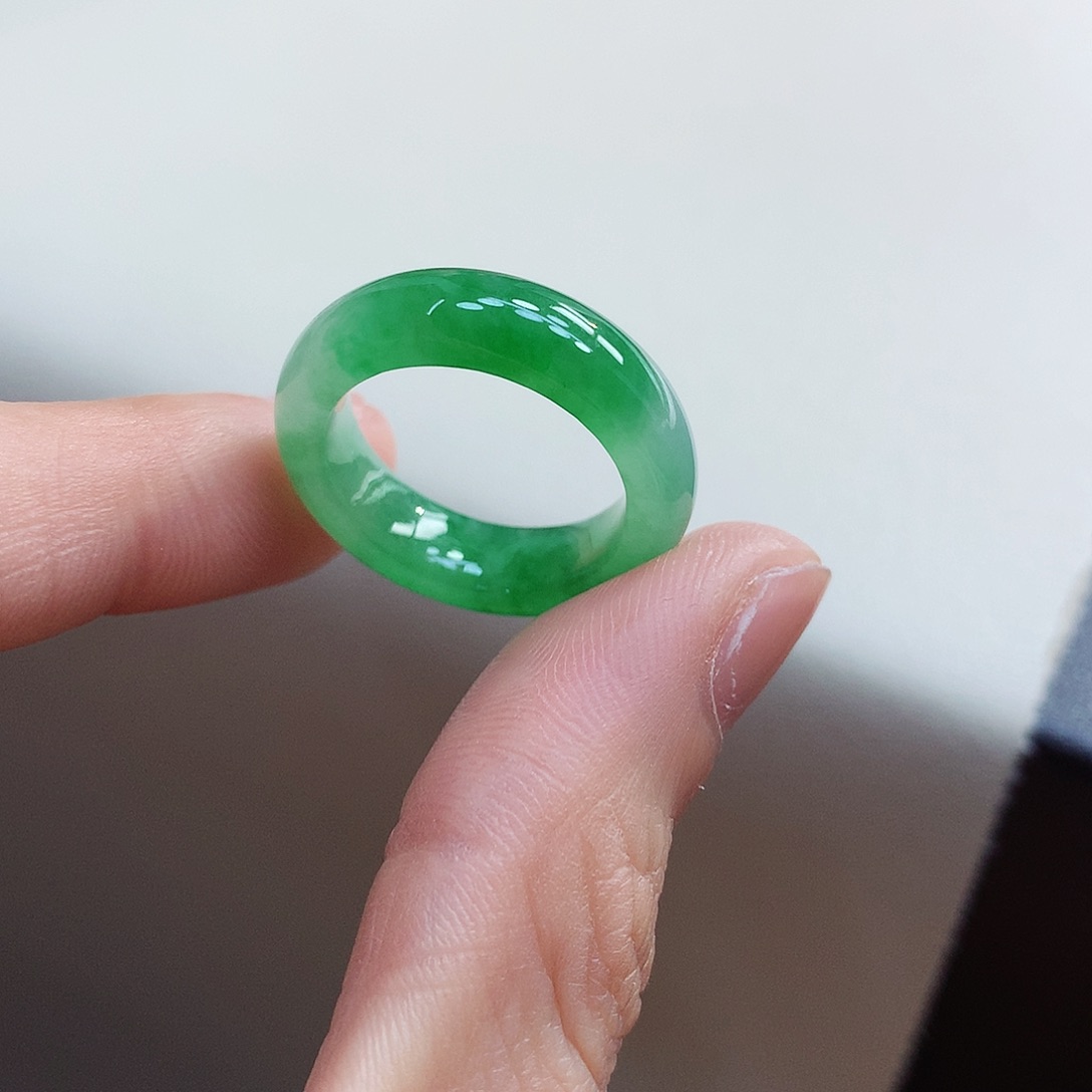 翡翠戒指未镶嵌15号