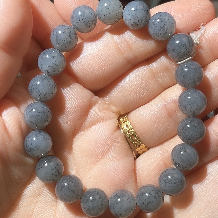 和田玉和田玉配饰未镶嵌10咪手串