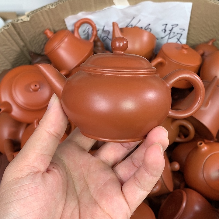茶壶紫砂原矿朱泥茶壶茶具家用130