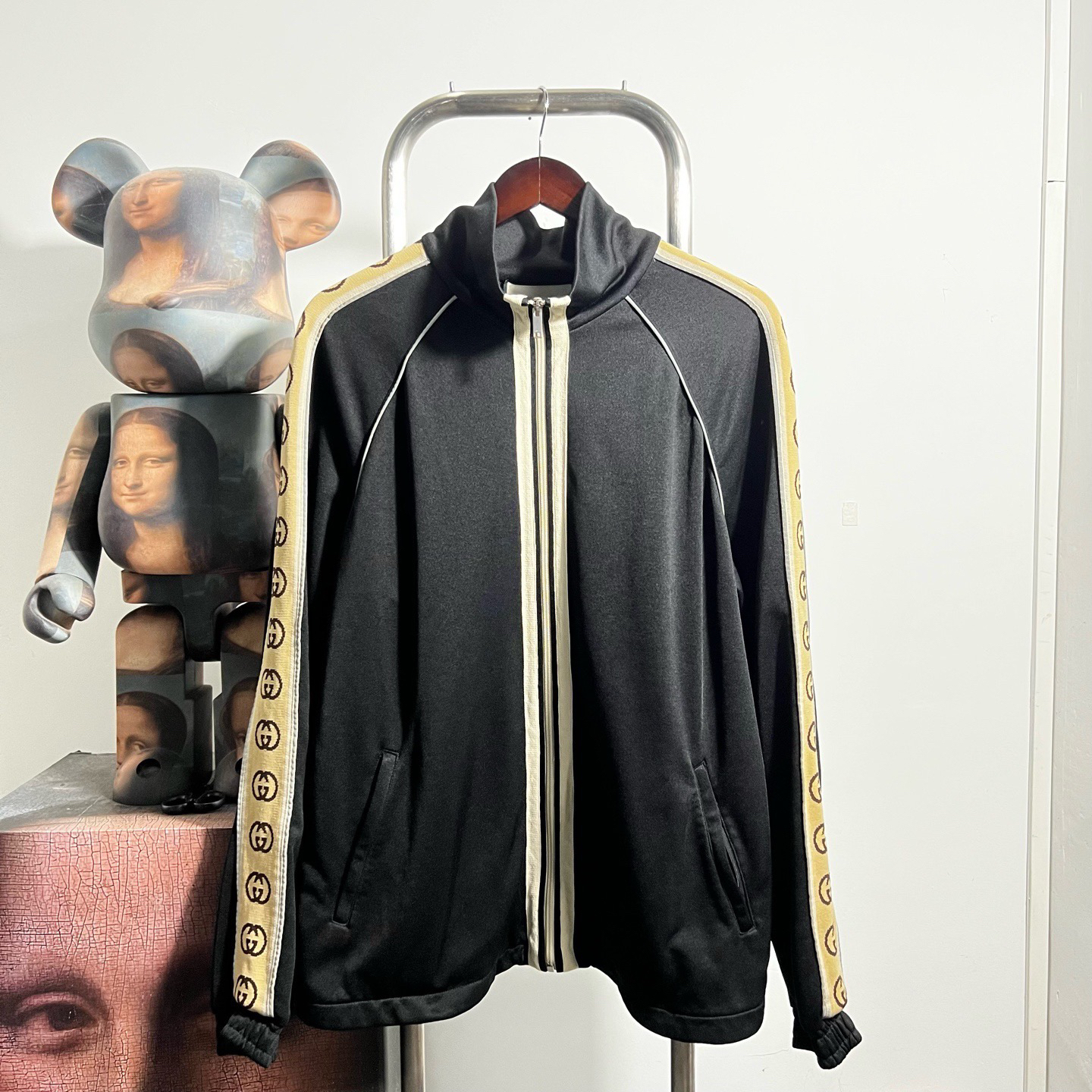 99新 GUCCI/古驰 串标拉链外套 X1201 XL 衣长75 胸围60