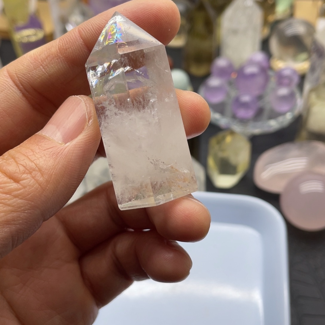 水晶6未镶嵌白水晶柱