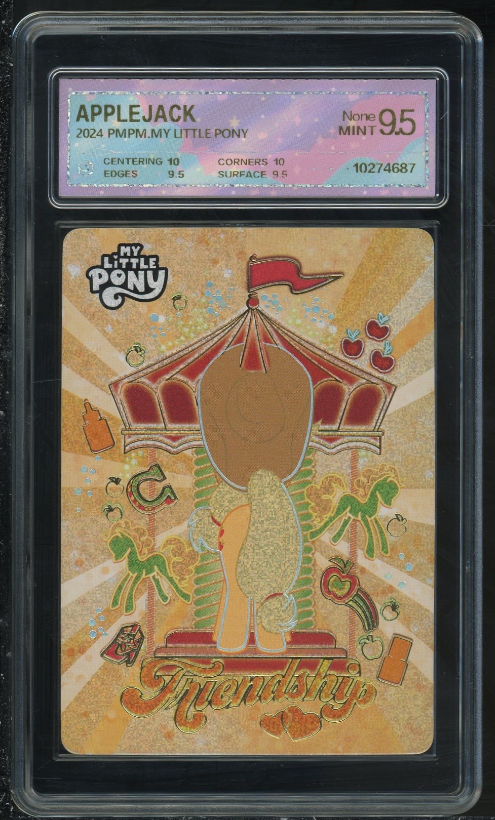 pm苹果背12 评级卡牌一张