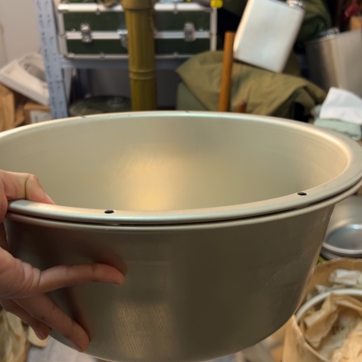 厚款铝合金盆3个34cm