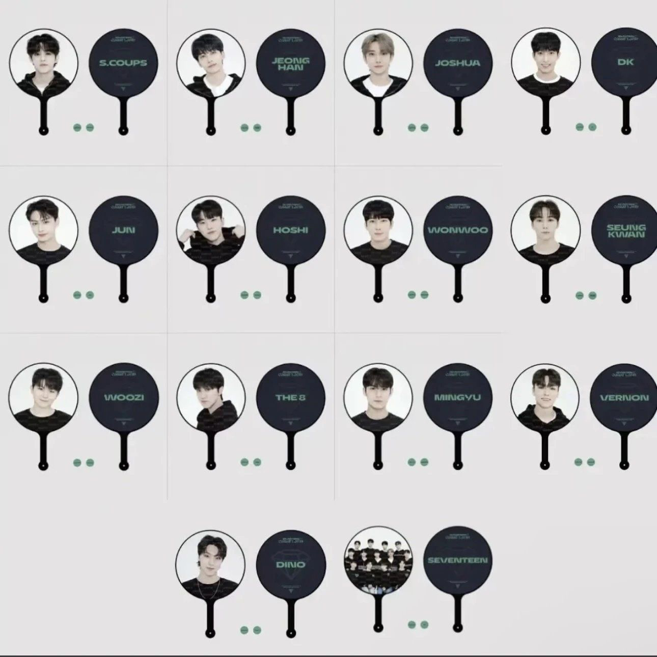 次 seventeen 大扇子 场周扇子 合集 