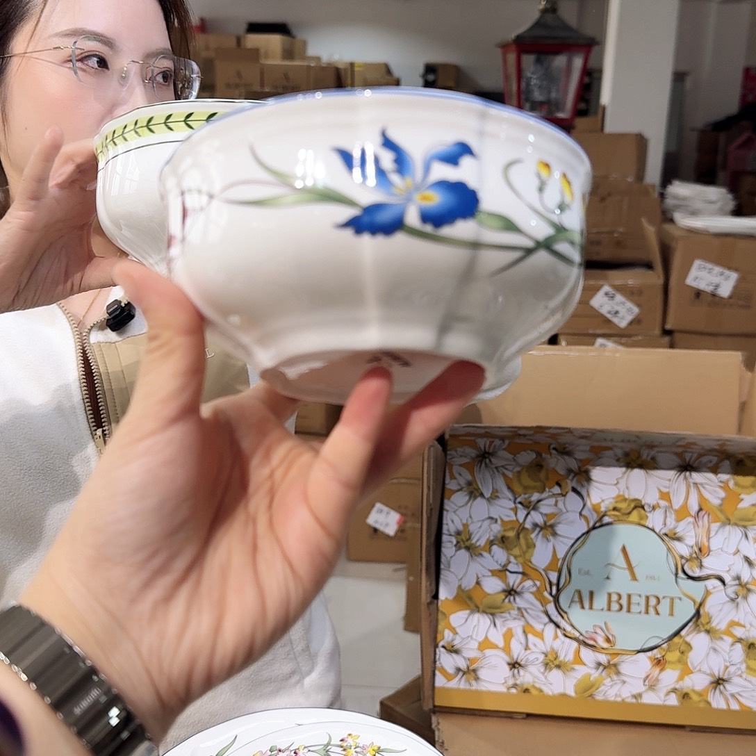 骨瓷8英寸大碗20厘米1只