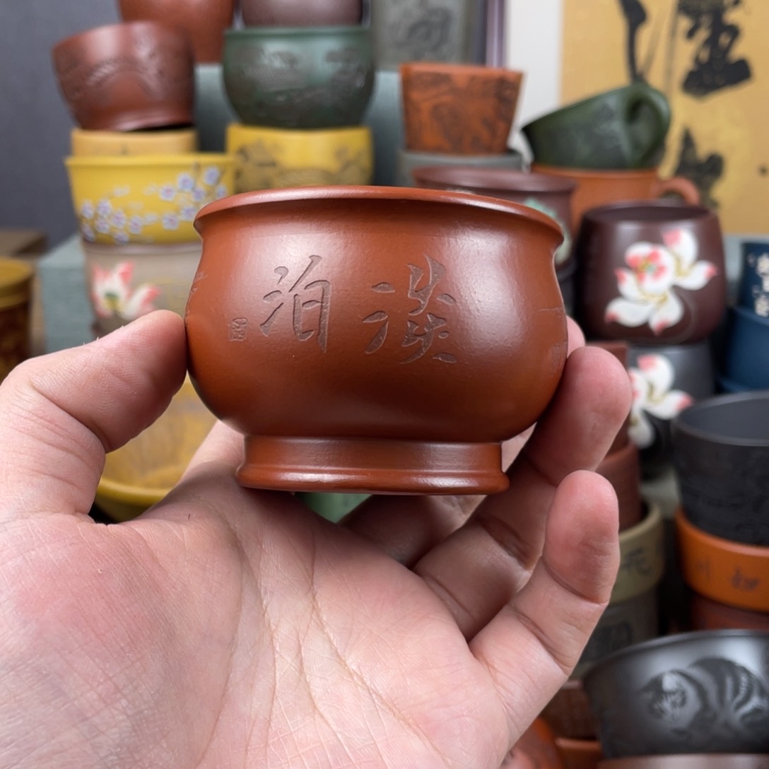 紫砂茶杯紫砂茶杯