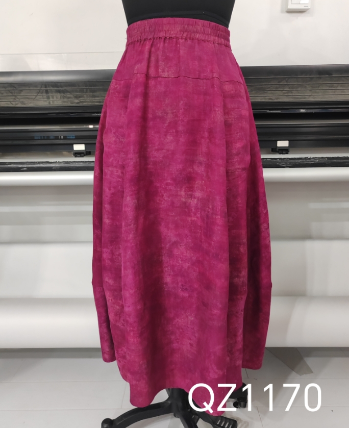 【新品上新】新中式气质百搭女士休闲复古国风花苞裙QZ1170