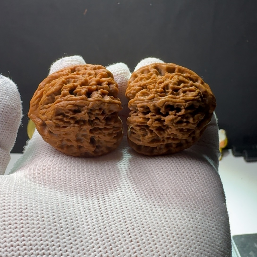 二***鹏把件文玩核桃12号链接万字三角