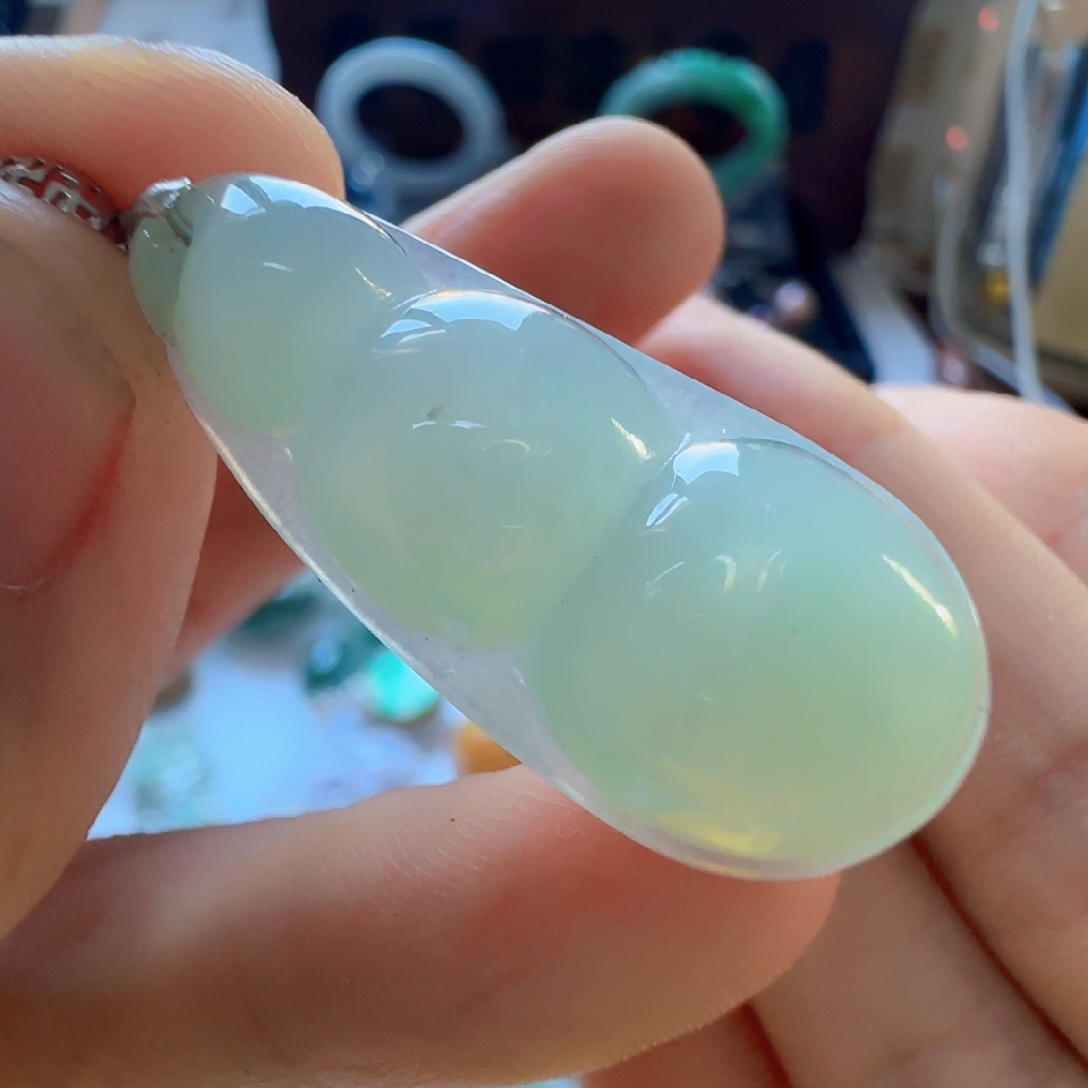 翡翠银S925镶嵌手镯翡翠80