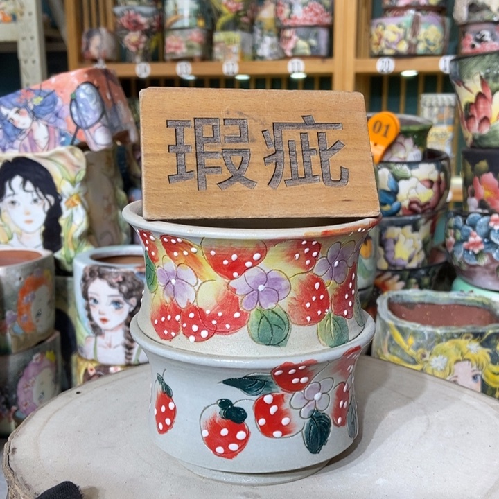 红陶景德镇艺术手绘作品