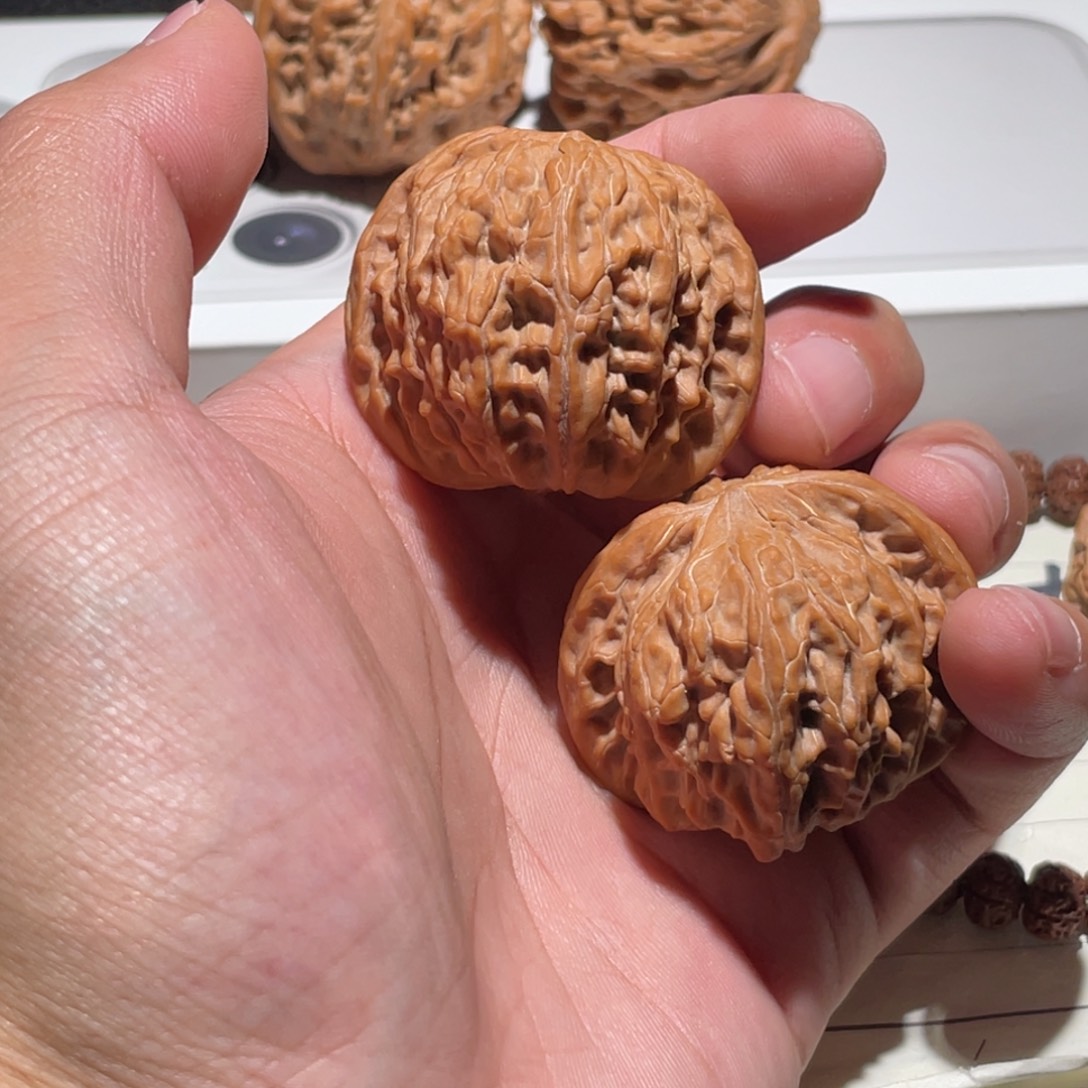 七***七吊坠文玩核桃39全品房山山地磨