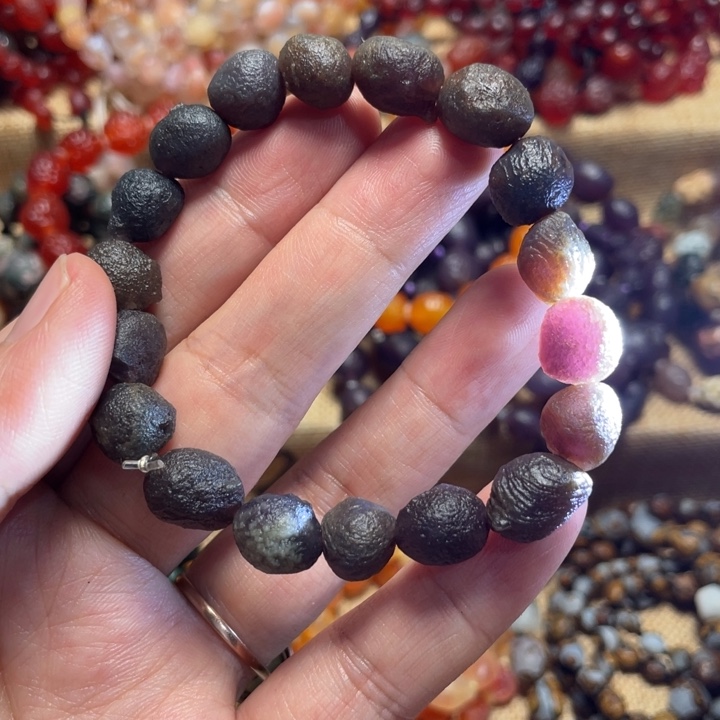 玛瑙/玉髓合金手链