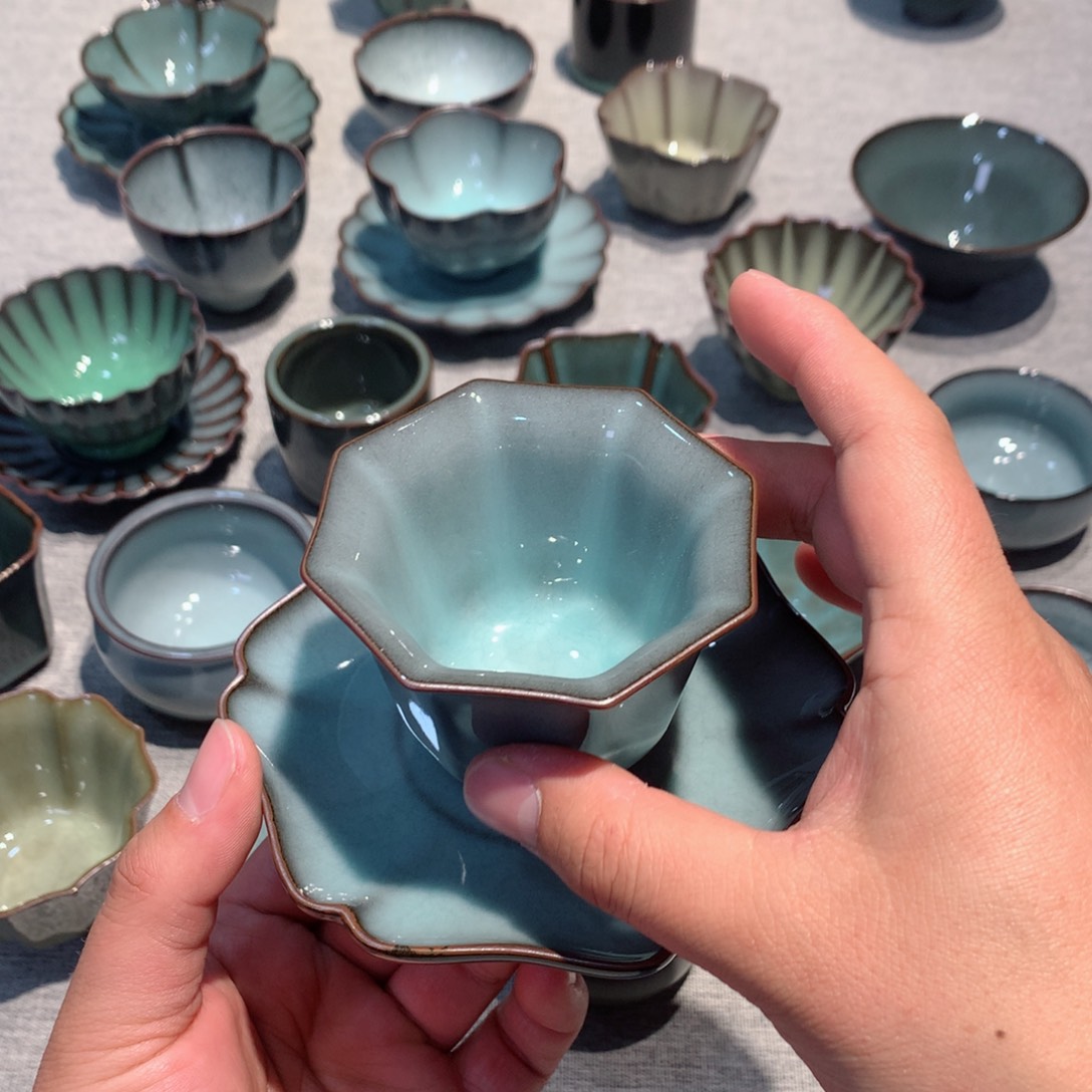 菠****?龙泉青瓷茶具一套